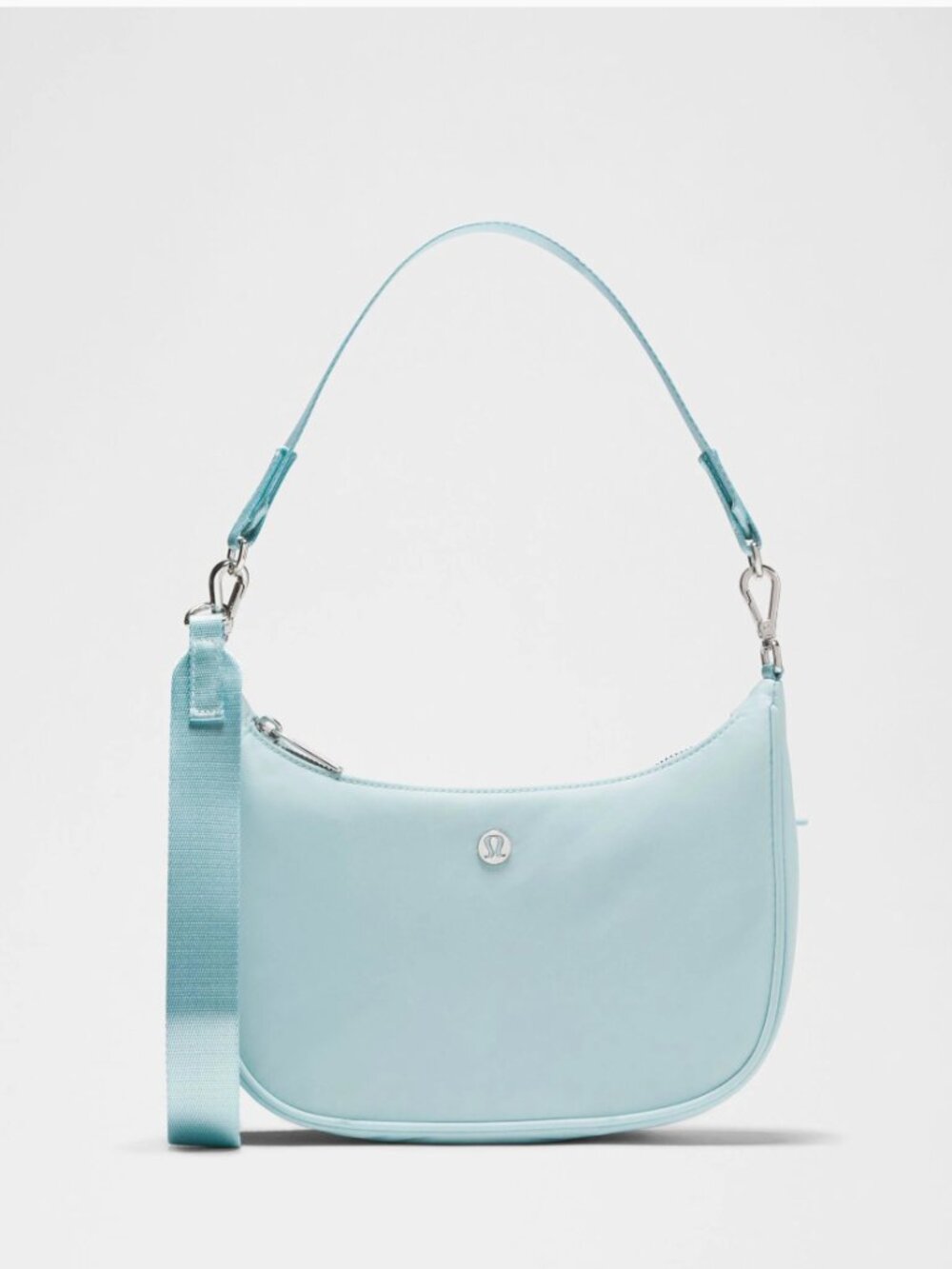 Lululemon NWT City Essentials Small Shoulder Bag Foam Cloud / Silver